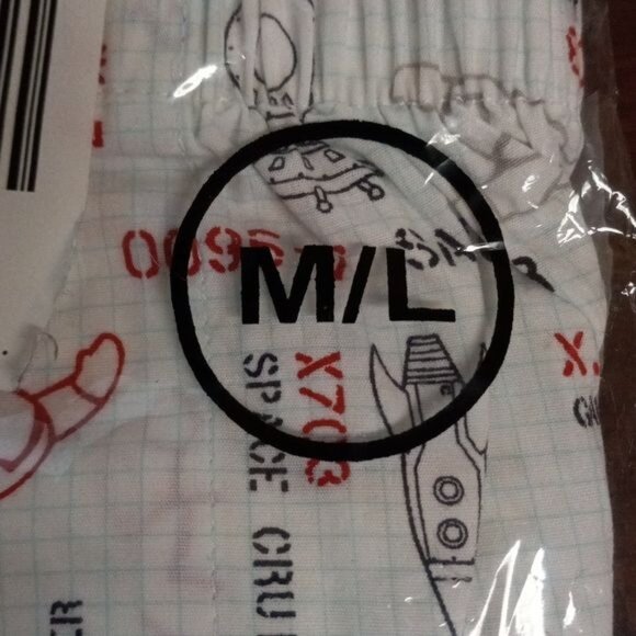 Gymboree M/L Boys Space Trooper Alien Cartoon Print Cotton Boxer Shorts Rare NEW - Picture 2 of 3